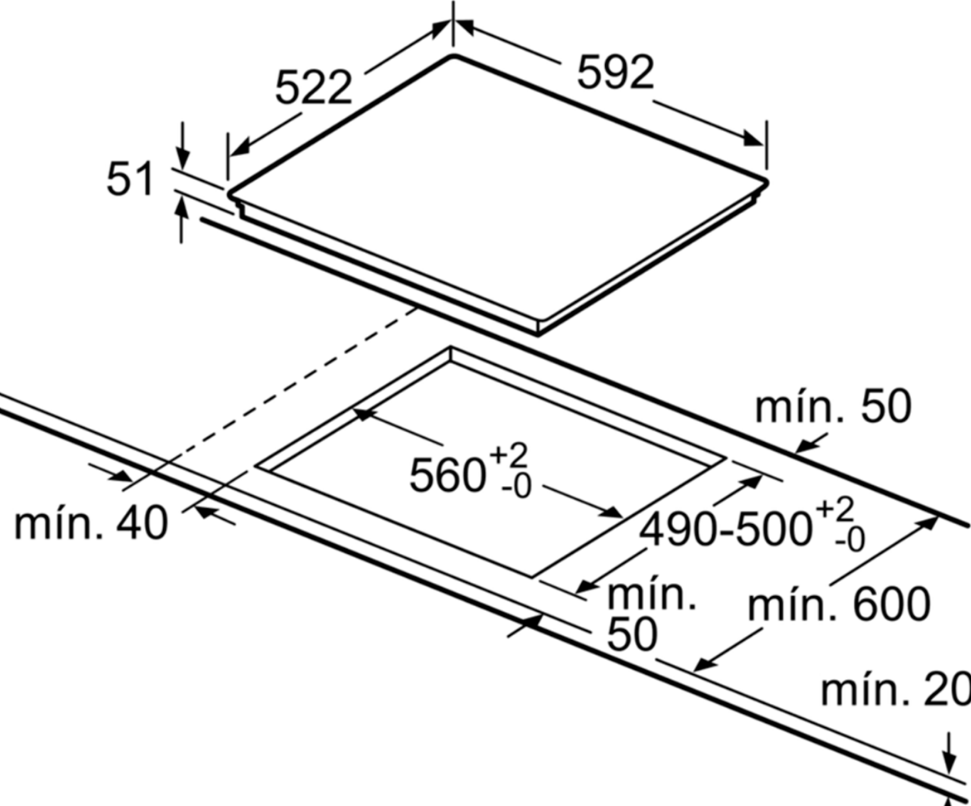 Bếp Từ Bosch PUJ631BB2E 5 Câu tạo thiết kế  Bếp từ Bosch PUJ631BB2E