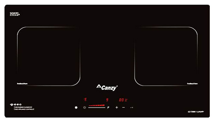1. Bếp từ Canzy CZ-72IBS Luxury sử dụng mặt kính Schott Ceran cao cấp