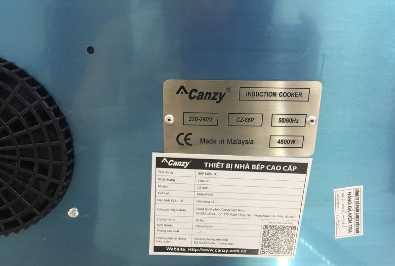 Bếp từ Canzy CZ-86P 11 bep tu canzy cz 86p 5 1