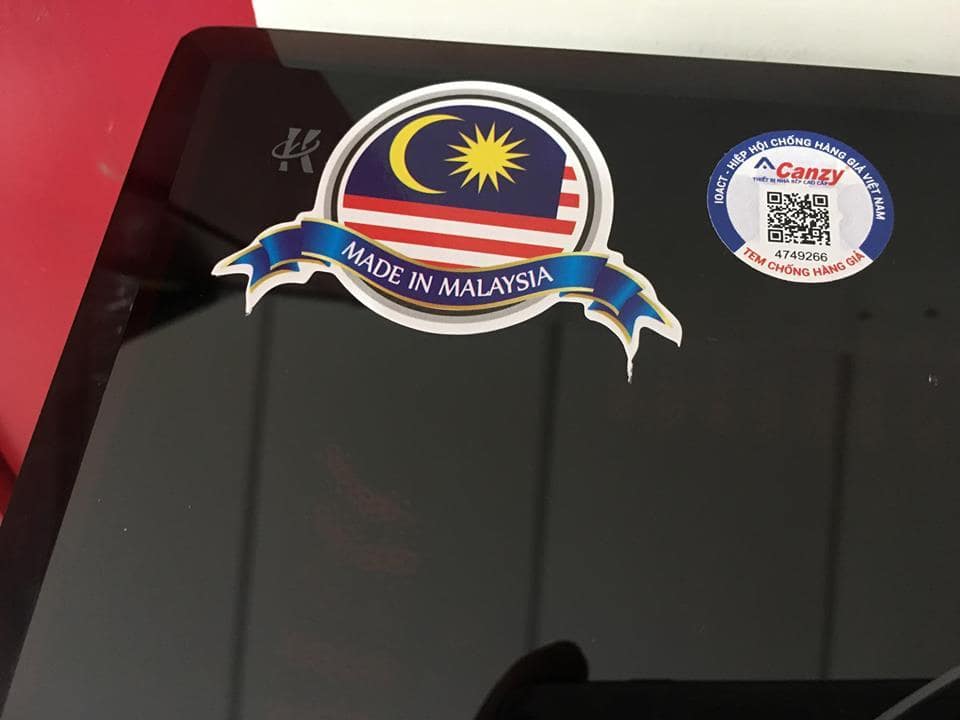 Bếp từ Canzy CZ I89 4 1. Bếp từ Canzy CZ-I89 sử dụng mặt kính Kang'er vát cạnh, sơn nghệ thuật sang trọng.