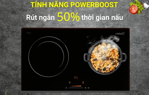 Bếp từ Cata dùng có tốt không ? Ưu nhược điểm 6 Trang bị tính năng nấu nhanh