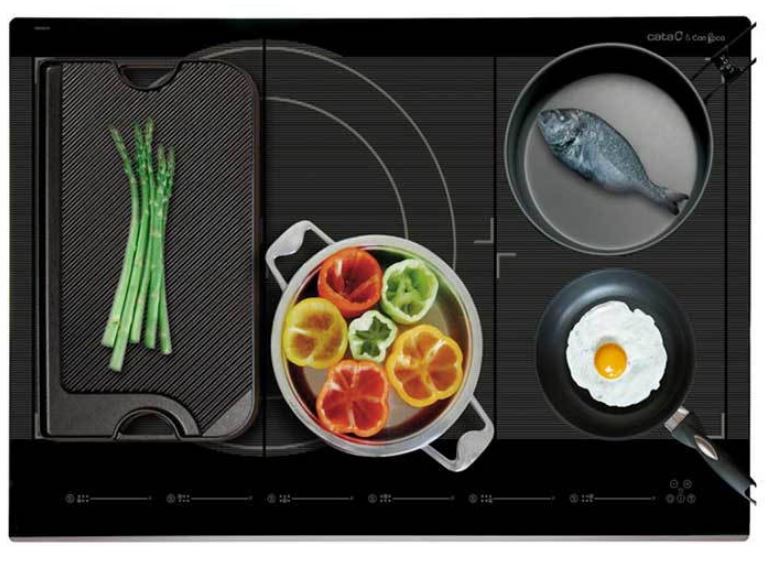 Bếp từ Cata GIGA 750 BK 4 3. Phần thân vỏ của bếp từ Cata GIGA 750 BK