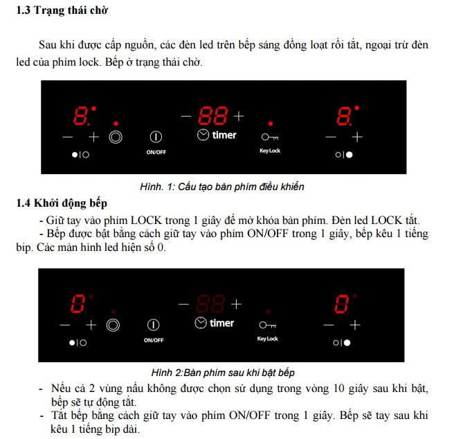 Bếp Từ Chefs EH-DIH866 6 Bếp từ đôi EH-DIH866