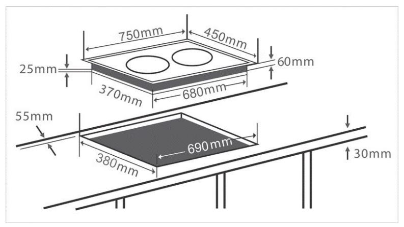Bếp từ Chefs EH DIH890 6 6. Thông tin sản sản phẩm bếp từ Chefs EHDIH890