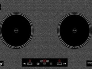 2. Bếp từ đôi Canzy CZBM721T nấu nướng nhanh với chức năng booster cho cả 2 bếp