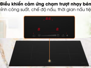 Bếp từ đôi Hafele HC-I772D 536.61.645 4 4. Dễ dàng sử dụng bảng điều khiển siêu nhạy