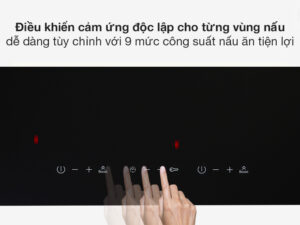 Bếp từ đôi Kocher DI-802GE 4 4. Bảng điều khiển bằng màn hình Led thông minh.