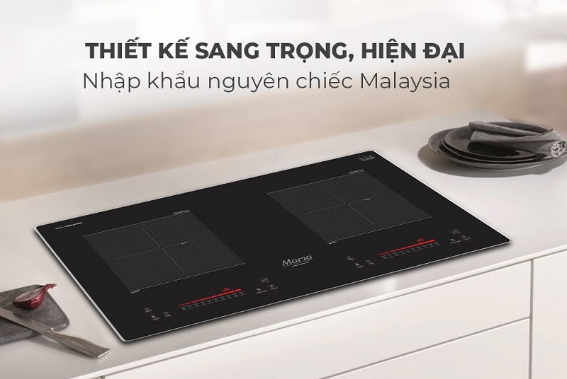 Bếp từ đôi Sunhouse Mama MMB90-PLUS 6 1. Thiết kế sang trọng cao cấp của MMB90PLUS.