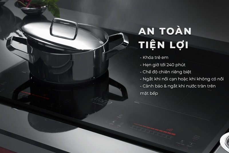Bếp từ đôi Sunhouse Mama MMB90-PLUS 11 6. An toàn cho người sử dụng của MMB90-PLUS.