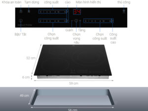 Bếp từ Electrolux LIT60342 5 6. Thông tin sản phẩm bếp từ Electrolux LIT60342