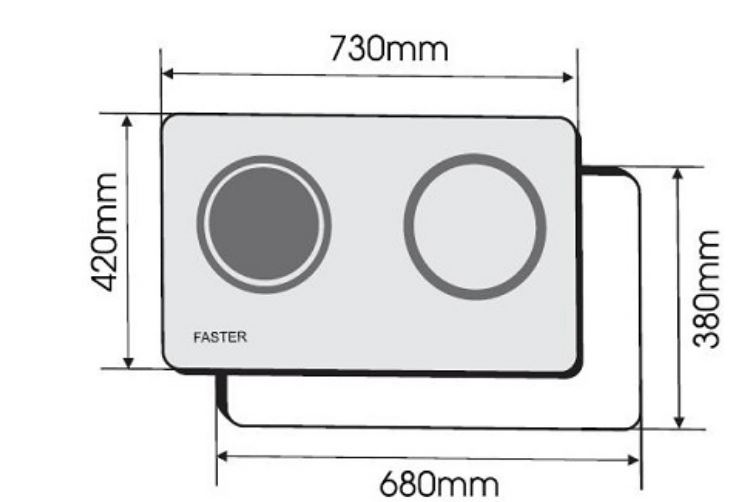 Bếp từ Faster FS 722I 2 4. Thông tin sản phẩm bếp từ Faster FS 722I