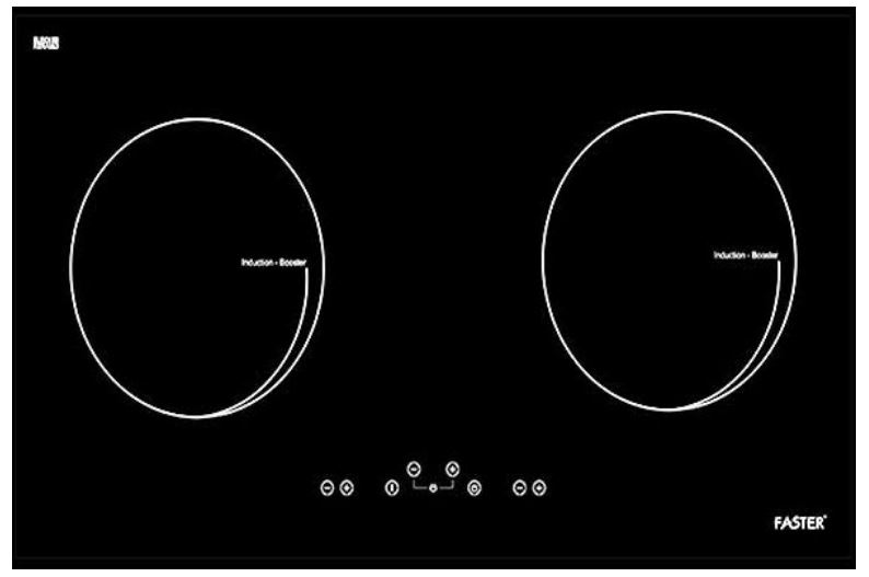 Bếp từ đôi Faster FS ID266 1 Bếp từ Faster FS-ID266