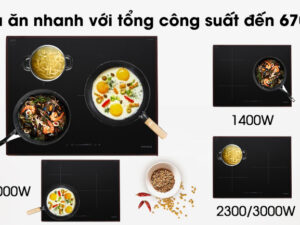 Bếp từ Hafele HC-I603D 536.61.631 4 4. Bếp từ Hafele HC-I603D 536.61.631 giúp nấu ăn nhanh hơn