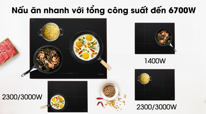 4. Bếp từ Hafele HC-I603D 536.61.631 giúp nấu ăn nhanh hơn