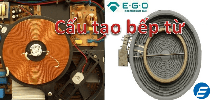  Cấu tạo cơ bản của bếp từ 