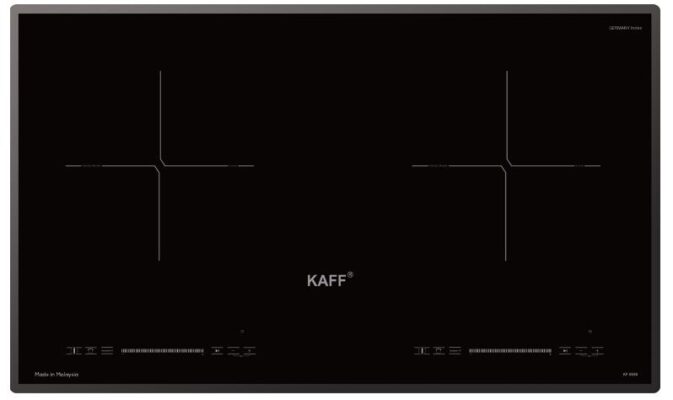 1. Bếp từ Kaff KF-988II gồm 2 vùng nấu với tổng công suất 4000W