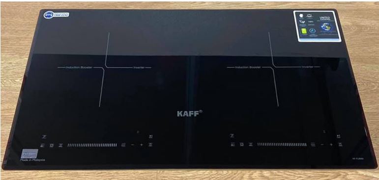 1. Bếp từ Kaff KF-FL666II gồm 2 vùng nấu với tổng công suất 4000W