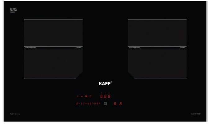 1. Bếp từ Kaff KF-HD28II gồm 2 vùng nấu với tổng công suất 3700W