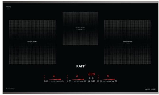1. Bếp từ Kaff KF-IH6003II sử dụng mặt kính Schott Ceran nhập khẩu từ CHLB Đức