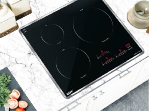 Bếp từ Kaff KF-SQ38IH 4 2. Sử dụng mặt kính sản xuất tại Đức