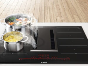 Bếp Từ Kết Hợp Hút Mùi Bosch PXX875D34E 4 5. Lực hút vô cùng mạnh mẽ.