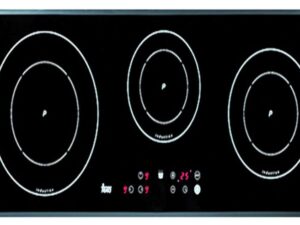 1. Bếp từ Teka IR 90 HS gồm có 3 vùng nấu được sắp xếp khá cân đối  trên mặt bếp