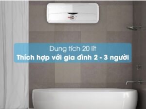 Bình nóng lạnh Ariston SL2 20 R 2.5 FE MT 4 2. Bình nước nóng Ariston SL2 20 R 2.5FE - MT có dung tích 20 lít phù hợp với những gia đình nhỏ