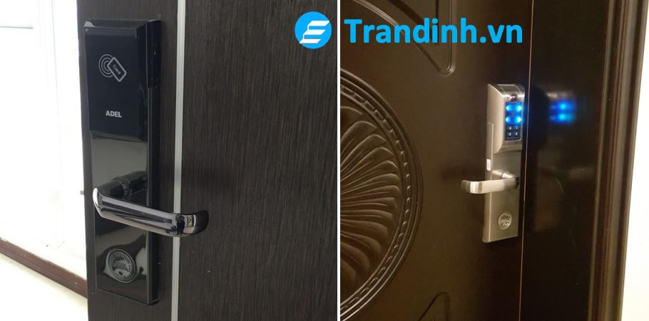 5. Hình ảnh lắp đặt khoá cửa Adel cho khách hàng.