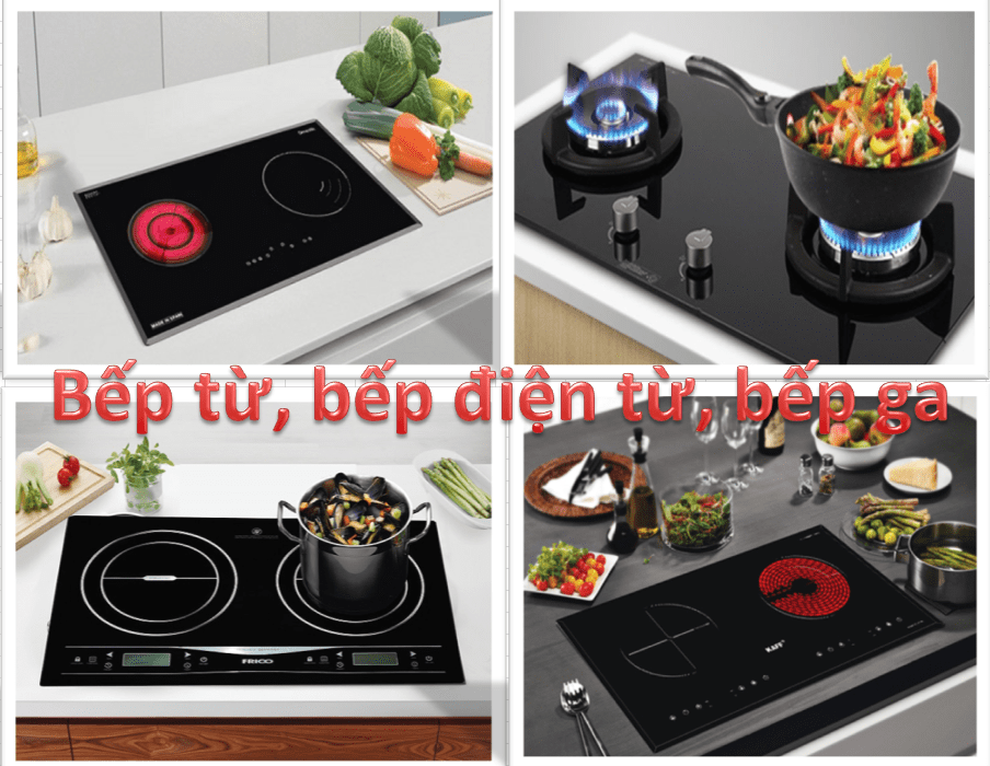 Bếp từ, bếp điện từ, bếp ga