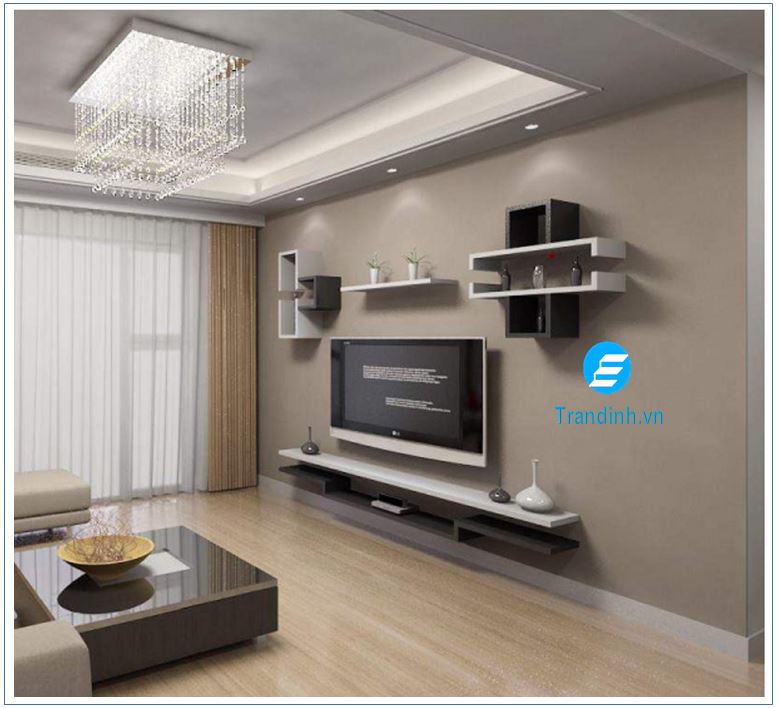 Mẫu kệ tivi treo tường 03