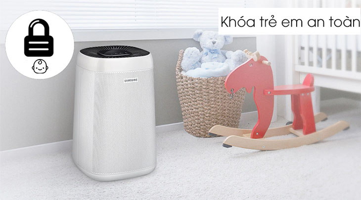 Các tiêu chí cần biết trước khi mua máy lọc không khí sử dụng 19 Khoá trẻ em tiện lợi, tránh trẻ táy máy