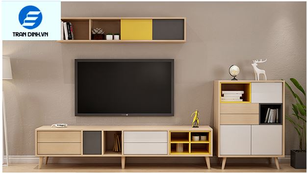Cách lựa chọn kích thước kệ tivi chuẩn nhất cho gia đình 5 Lựa chọn kích thước kệ tivi chuẩn theo không gian sống