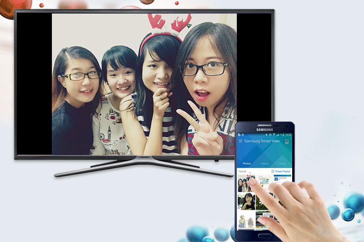 Tải và hướng dẫn điều khiển tivi samsung trên điện thoại 4 Bạn chỉ cần chọn vào nội dung muốn chuyển và nội dung đó sẽ được phát trên tivi.