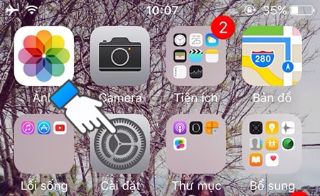 Hướng dẫn cách dùng điện thoại iPhone điều khiển tivi Samsung 2 Bước 2: