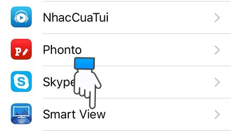 Hướng dẫn cách dùng điện thoại iPhone điều khiển tivi Samsung 3 cach dung dien thoai iphone dieu khien tivi samsung 7