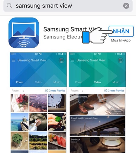 Hướng dẫn cách dùng điện thoại iPhone điều khiển tivi Samsung 1 Bước 1.