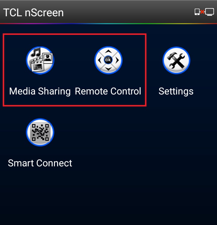 Kết nối điện thoại với tivi TCl qua ứng dụng TCL nScreen