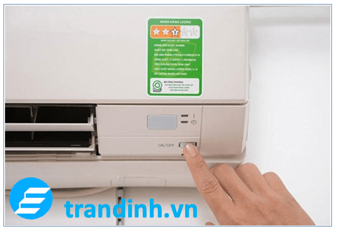 Cách kết nối điều hoà Casper với điện thoại bằng sóng Wifi 21 Bật bằng nút nguồn trên dàn lạnh