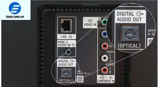 Cách kết nối loa với tivi qua cổng Optical
