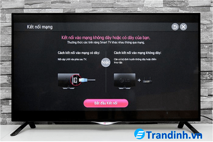 Chọn kết nối mạng