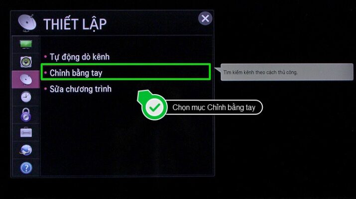 Kiểm tra tiên hiệu truyền hình, do lại kênh