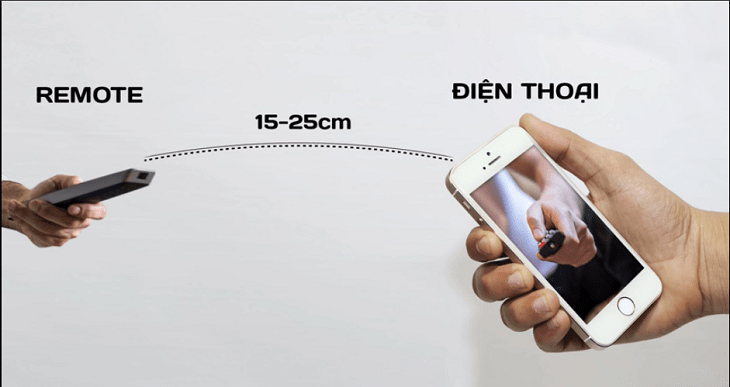 3 Kiểm tra tín hiệu hồng ngoại từ remote