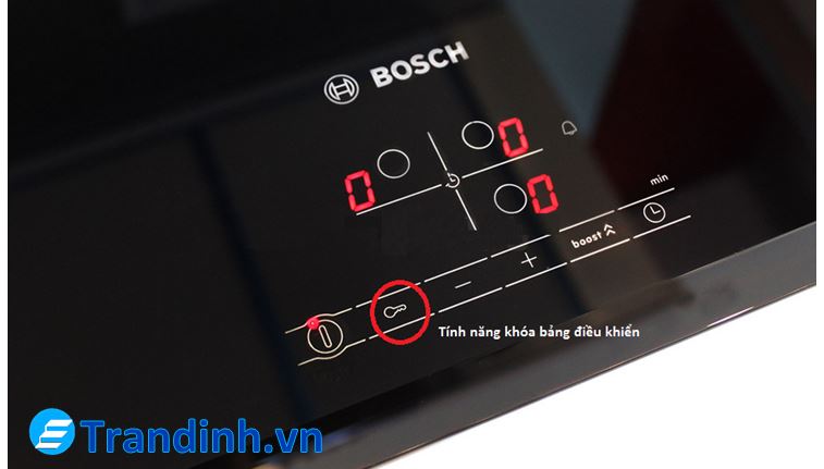 Hệ thống bảng điều khiển của bếp từ Bosch