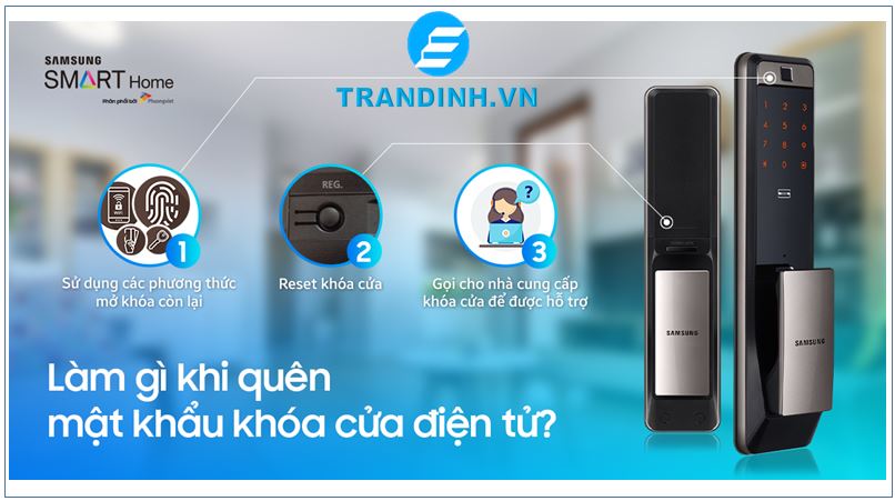 Cách reset lại khóa cửa điện tử SamSung