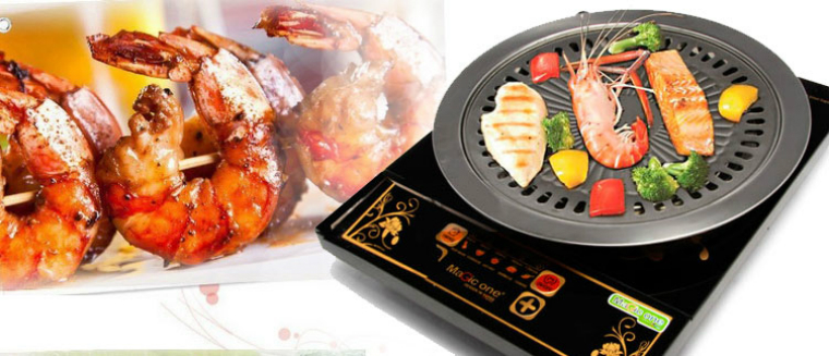 Hướng dẫn cách sử dụng bếp hồng ngoại đúng cách an toàn 2 Cách dùng bếp hồng ngoại để nướng