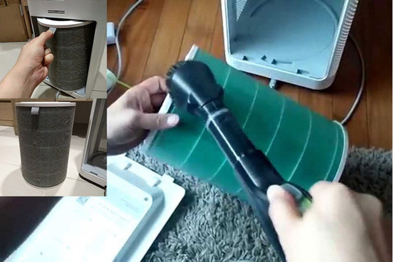 Cách sử dụng máy lọc không khí bền bỉ : Nên vệ sinh máy thường xuyên