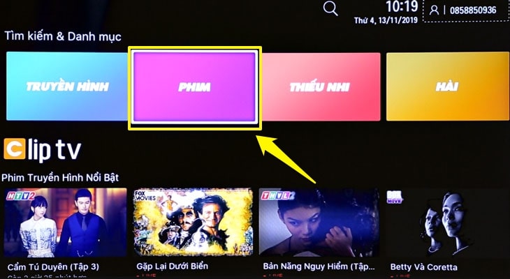 Hướng dẫn cách sử dụng ứng dụng ClipTV trên Smart tivi LG
