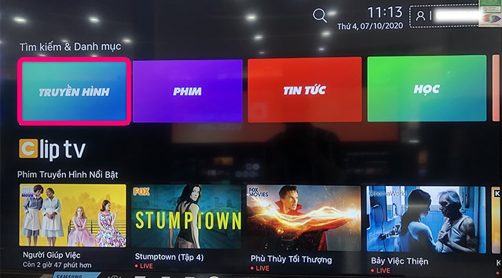 Cách sử dụng ứng dụng ClipTV trên Smart tivi Samsung 10 cach su dung ung dung cliptv tren smart tivi samsung 10