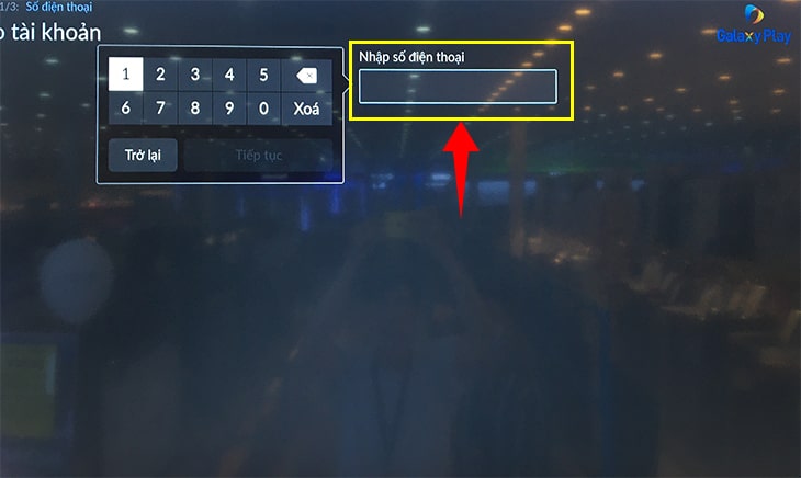 cach su dung ung dung galaxy play flim tren smart tivi lg 8