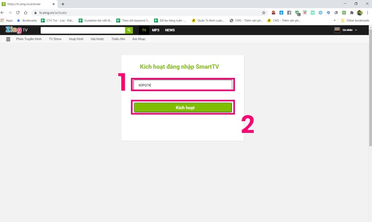 Cách sử dụng ứng dụng Zing TV trên Smart tivi LG 21 cach su dung ung dung zing tv tren smart tivi lg 13